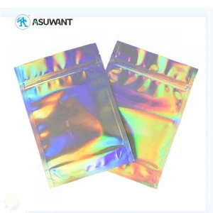 Geruchsbeweis Mylar Plastikverpackung Hologrammbeutel Druckschock kleine kosmetische Verpackung