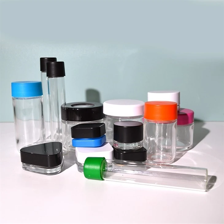 Child Proof Glass Jar With CR Cap suppliers