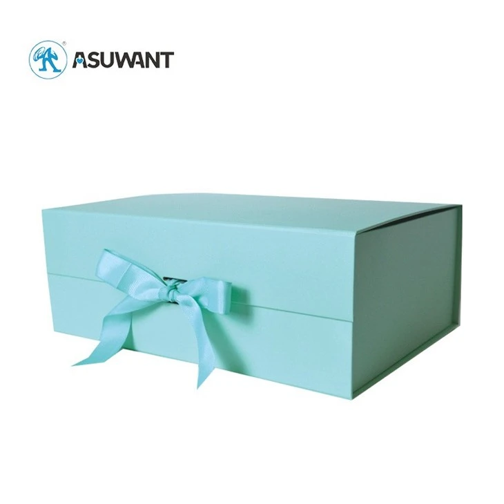 Fold Magnetic Paper Box Cardboard With Ribbon manufacturers